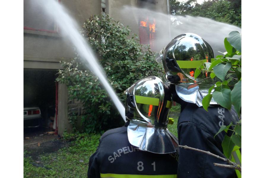 Feu d&#039;habitation sur la commune de Mazamet