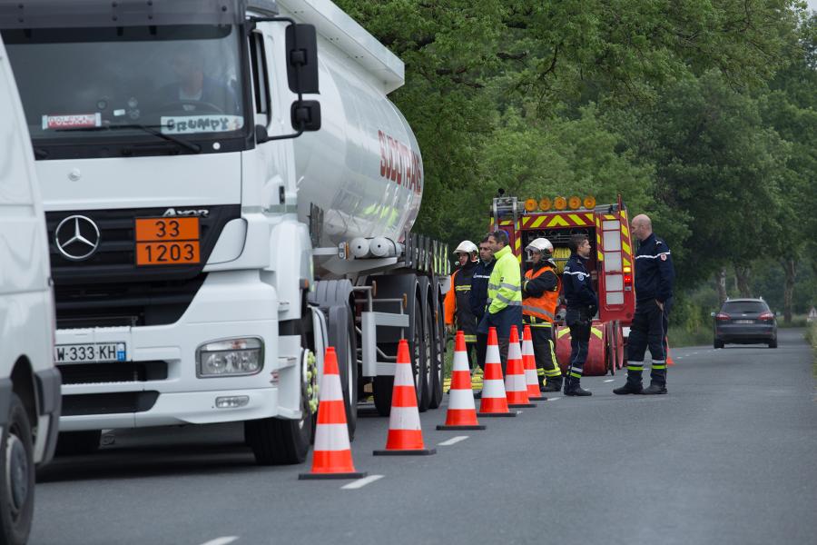 Accident de la circulation sur la commune de Damiatte.