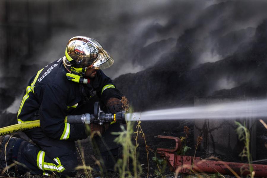 Feu de local agricole sur la commune de Puylaurens