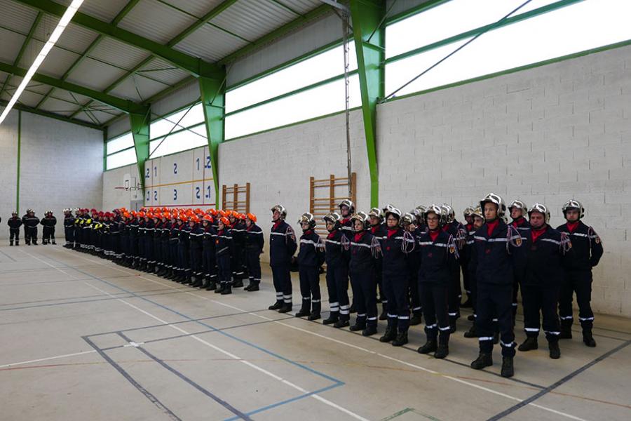 Sainte-Barbe du Groupement Nord et passation de commandement à Valence d&#039;Albigeois 