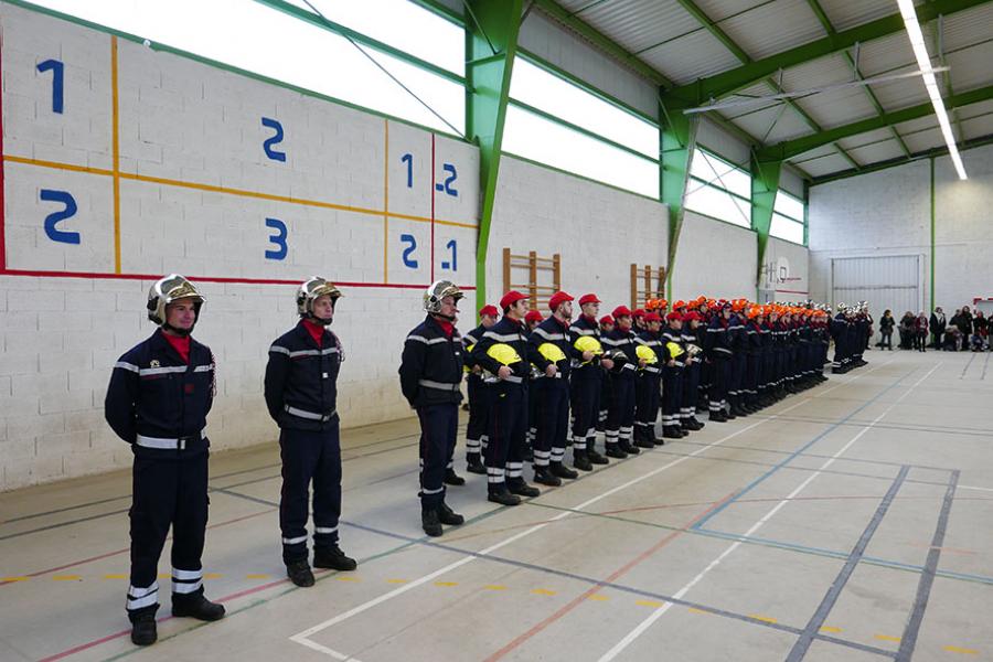 Sainte-Barbe du Groupement Nord et passation de commandement à Valence d&#039;Albigeois 