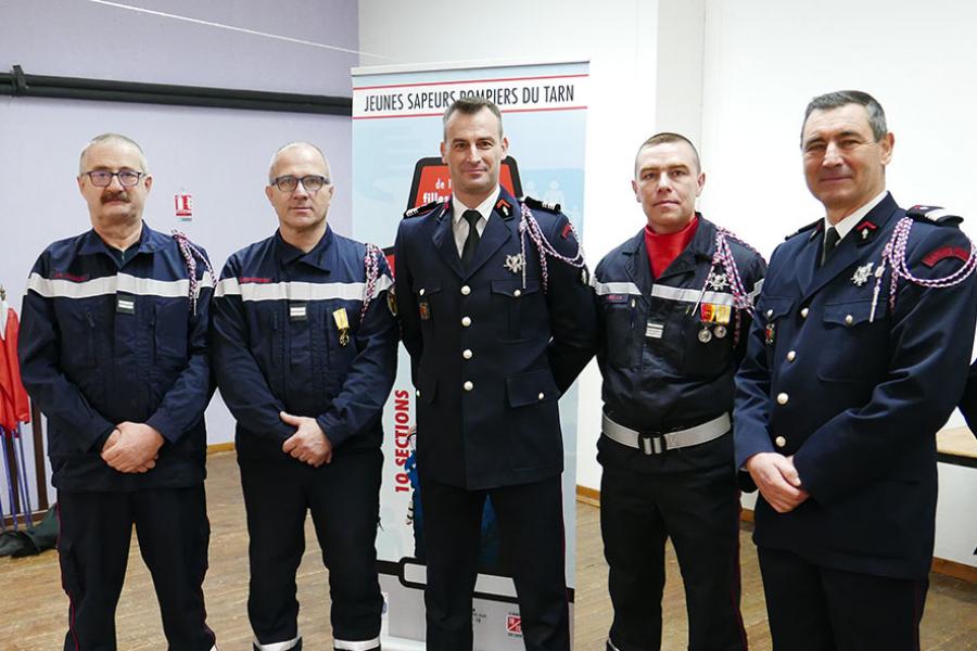 Sainte-Barbe du Groupement Nord et passation de commandement à Valence d&#039;Albigeois 