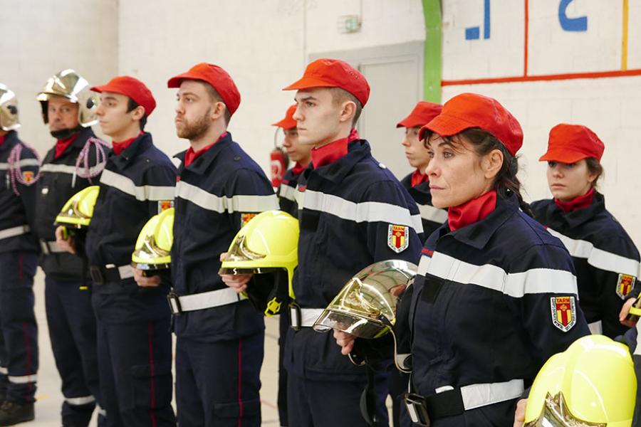 Sainte-Barbe du Groupement Nord et passation de commandement à Valence d&#039;Albigeois 