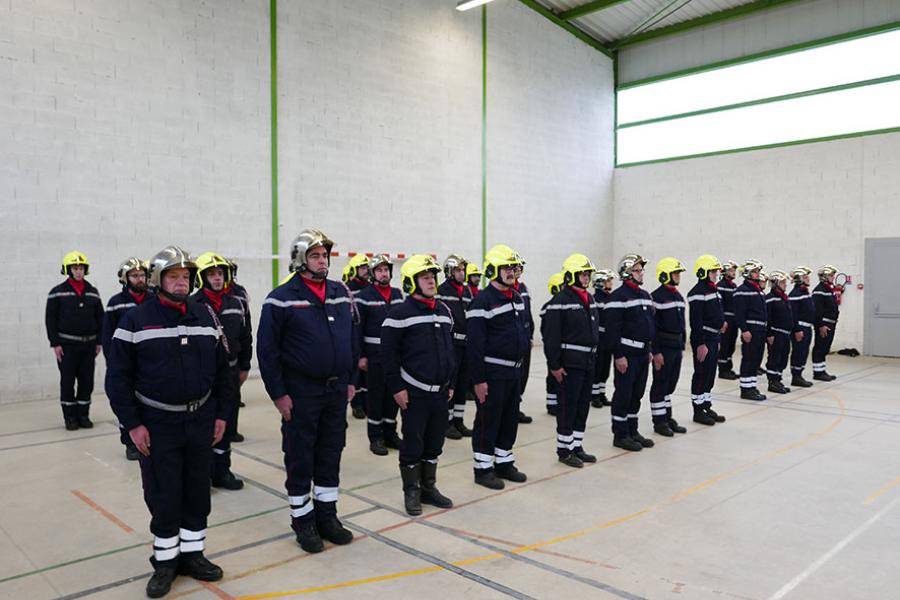 Sainte-Barbe du Groupement Nord et passation de commandement à Valence d&#039;Albigeois 